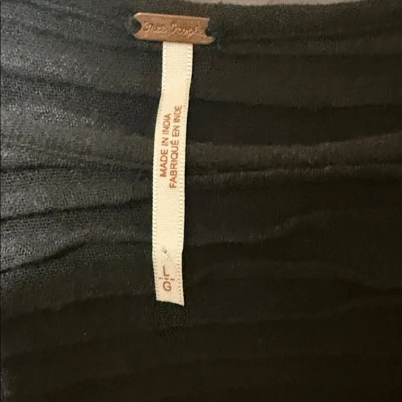 Free People Black Tunic Top - Picture 5 of 9